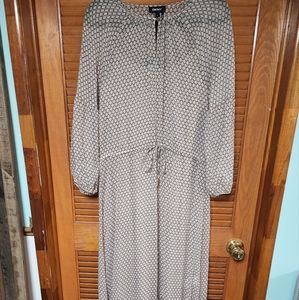 DKNY Printed Maxi Dress